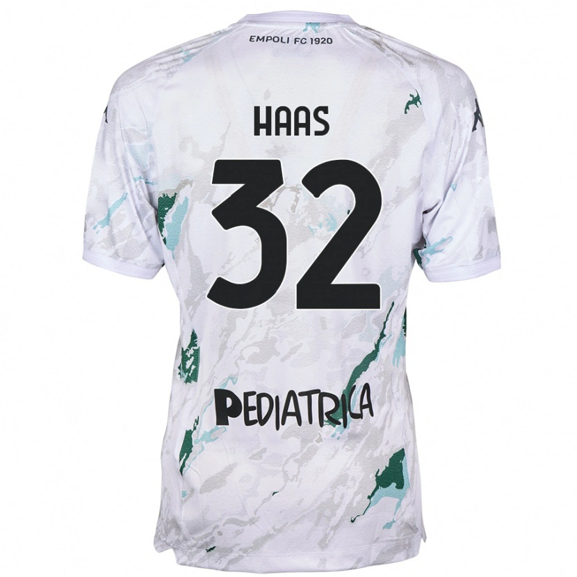 Danxen Hombre Camiseta Nicolas Haas #32 Gris 2ª Equipación 2024/25 La Camisa México