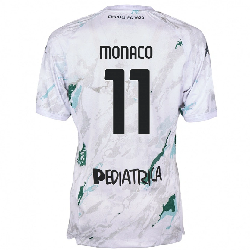 Danxen Hombre Camiseta Salvatore Monaco #11 Gris 2ª Equipación 2024/25 La Camisa México