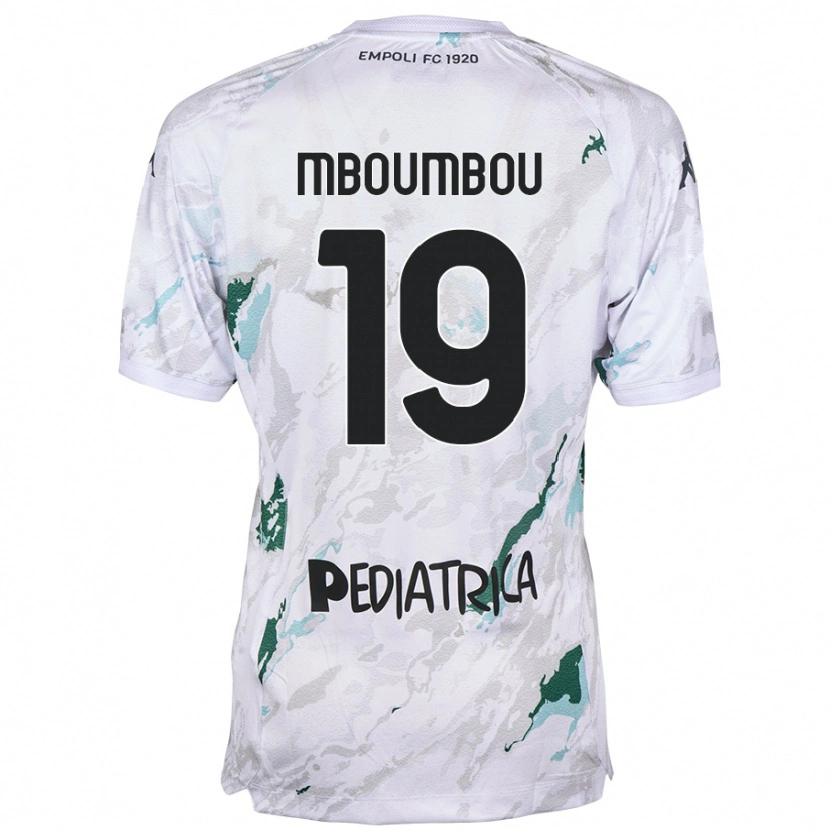Danxen Hombre Camiseta Arnaud Mboumbou #19 Gris 2ª Equipación 2024/25 La Camisa México