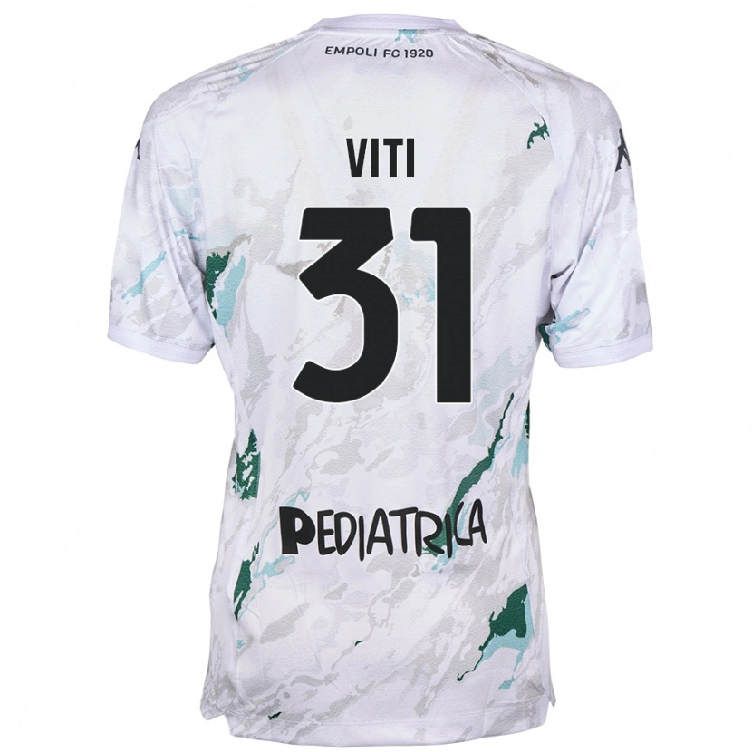 Danxen Hombre Camiseta Vittorio Viti #31 Gris 2ª Equipación 2024/25 La Camisa México