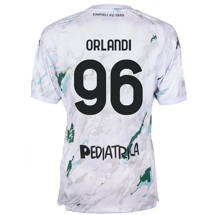 Danxen Hombre Camiseta Andrea Orlandi #96 Gris 2ª Equipación 2024/25 La Camisa México