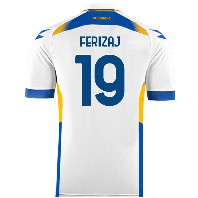 Danxen Hombre Camiseta Justin Ferizaj #19 Blanco 2ª Equipación 2024/25 La Camisa México