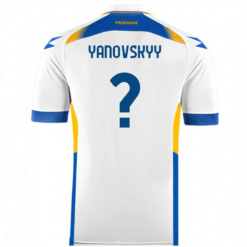 Danxen Hombre Camiseta Riccardo Yanovskyy #0 Blanco 2ª Equipación 2024/25 La Camisa México