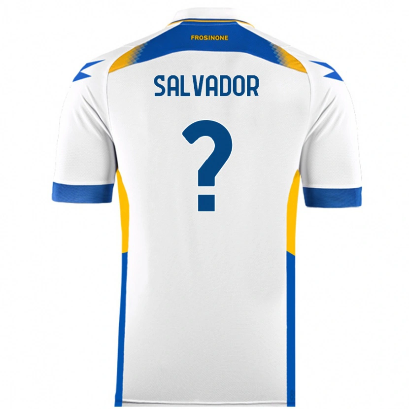 Danxen Hombre Camiseta Edoardo Salvador #0 Blanco 2ª Equipación 2024/25 La Camisa México