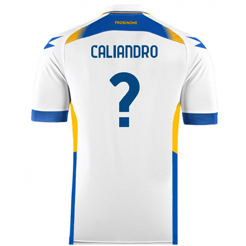Danxen Hombre Camiseta Stanislao Caliandro #0 Blanco 2ª Equipación 2024/25 La Camisa México