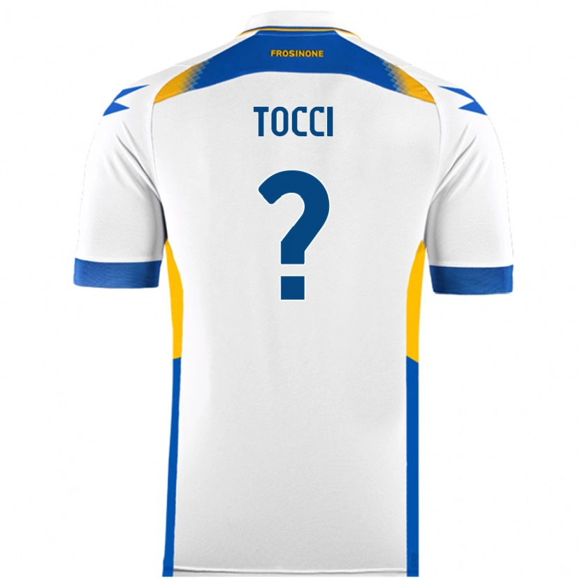 Danxen Hombre Camiseta Federico Tocci #0 Blanco 2ª Equipación 2024/25 La Camisa México