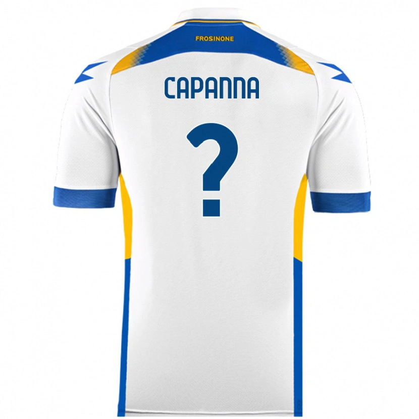 Danxen Hombre Camiseta Tommaso Capanna #0 Blanco 2ª Equipación 2024/25 La Camisa México