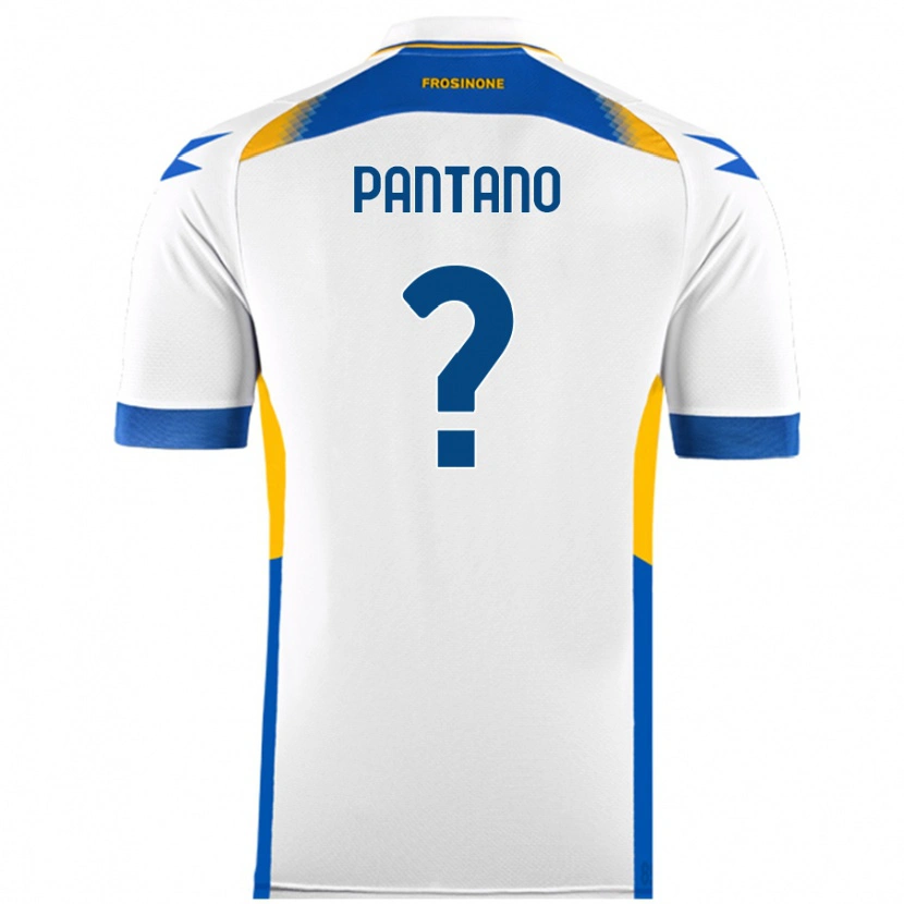 Danxen Hombre Camiseta Christian Pantano #0 Blanco 2ª Equipación 2024/25 La Camisa México