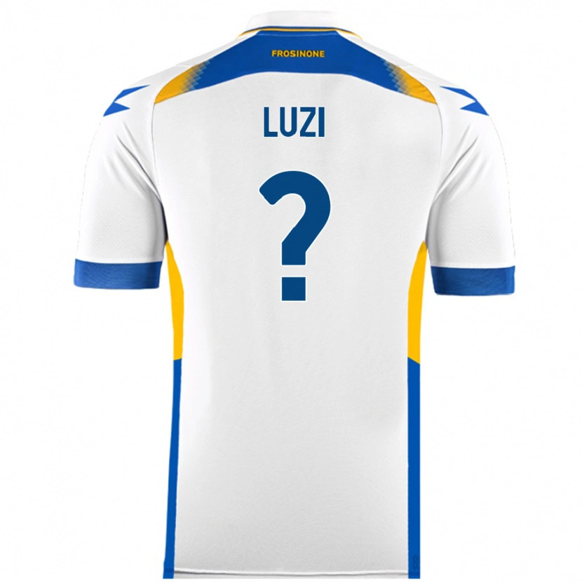 Danxen Hombre Camiseta Daniel Luzi #0 Blanco 2ª Equipación 2024/25 La Camisa México