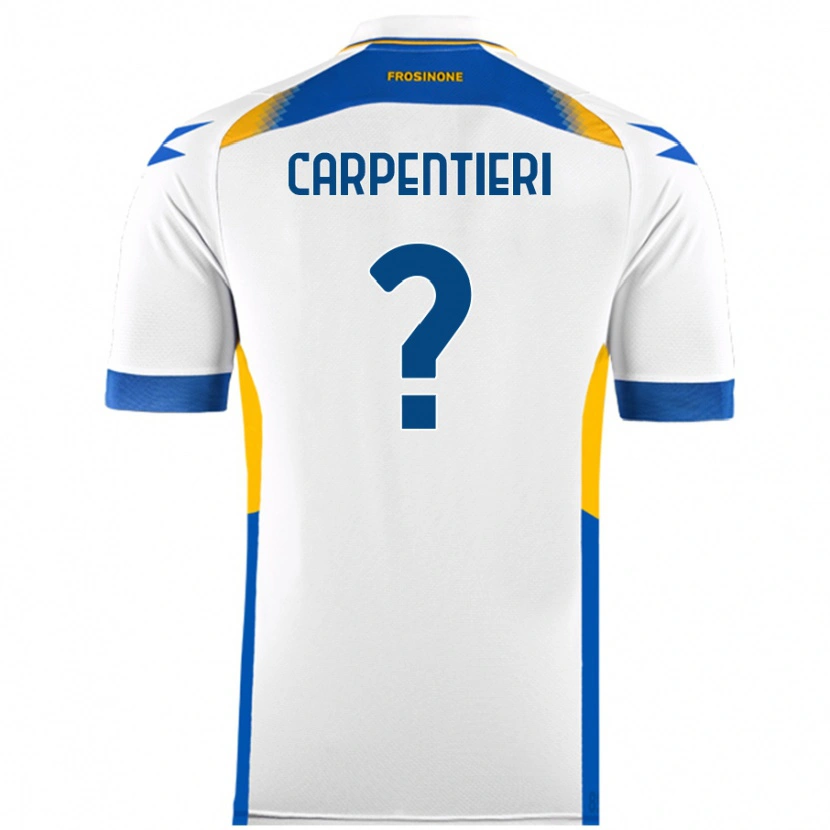 Danxen Hombre Camiseta Christian Carpentieri #0 Blanco 2ª Equipación 2024/25 La Camisa México