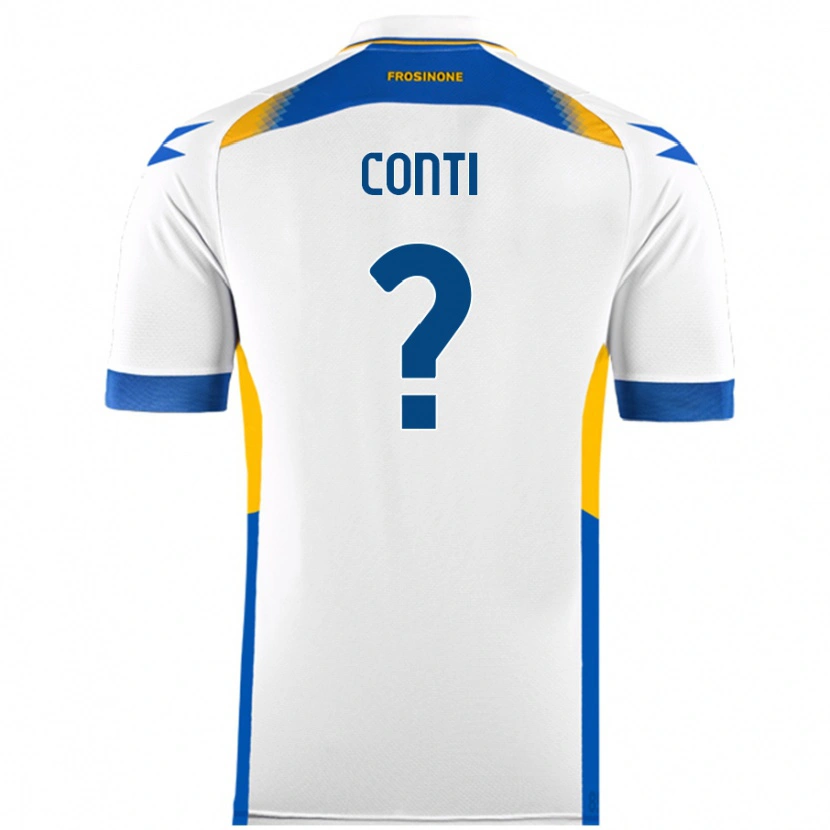 Danxen Hombre Camiseta Michelangelo Conti #0 Blanco 2ª Equipación 2024/25 La Camisa México