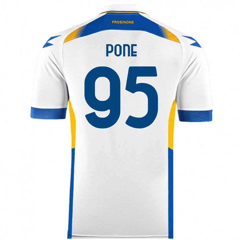 Danxen Hombre Camiseta Cristian Pone #95 Blanco 2ª Equipación 2024/25 La Camisa México