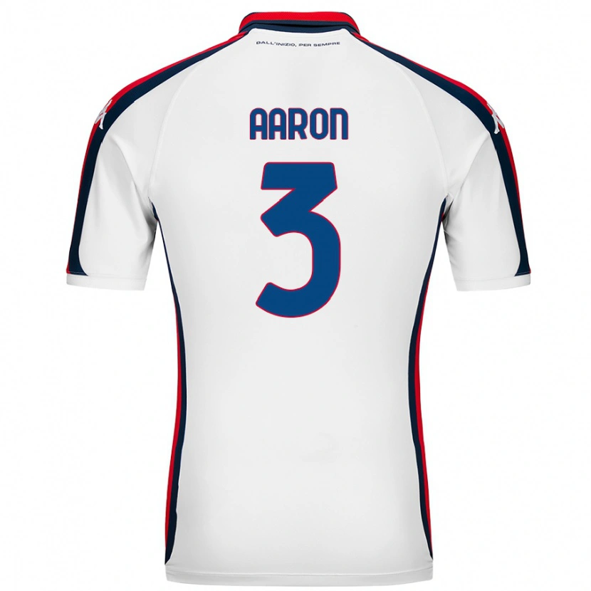 Danxen Hombre Camiseta Aarón Martín #3 Blanco 2ª Equipación 2024/25 La Camisa México