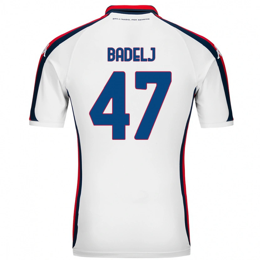 Danxen Hombre Camiseta Milan Badelj #47 Blanco 2ª Equipación 2024/25 La Camisa México