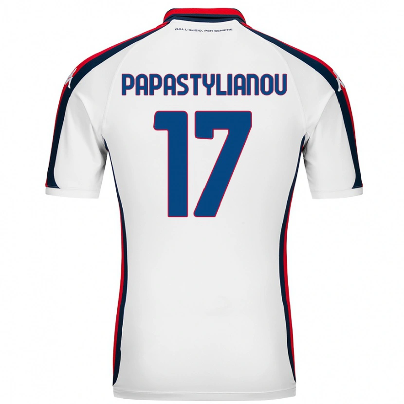 Danxen Hombre Camiseta Lysandros Andreas Papastylianou #17 Blanco 2ª Equipación 2024/25 La Camisa México