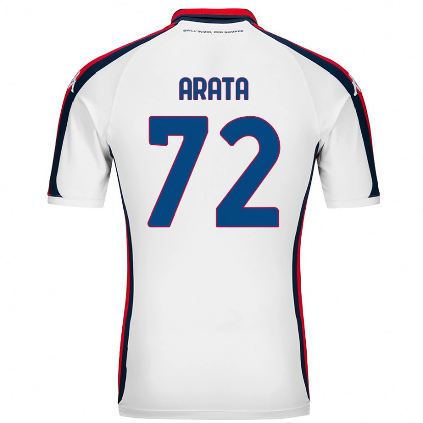 Danxen Hombre Camiseta Stefano Arata #72 Blanco 2ª Equipación 2024/25 La Camisa México