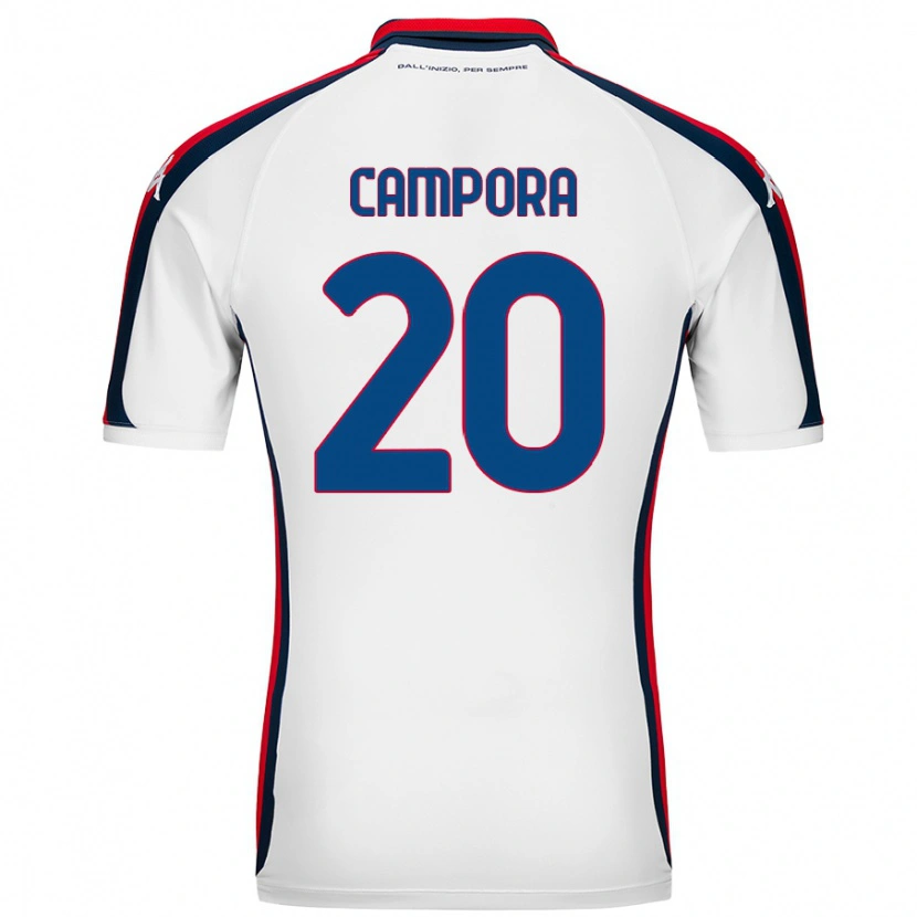 Danxen Hombre Camiseta Alice Campora #20 Blanco 2ª Equipación 2024/25 La Camisa México