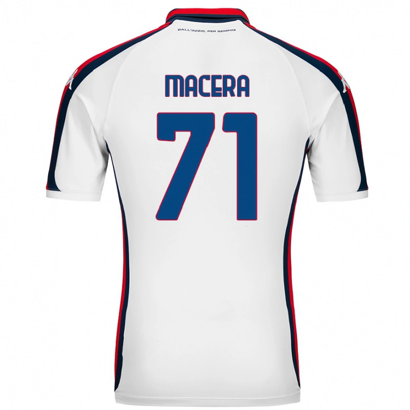 Danxen Hombre Camiseta Matilde Macera #71 Blanco 2ª Equipación 2024/25 La Camisa México