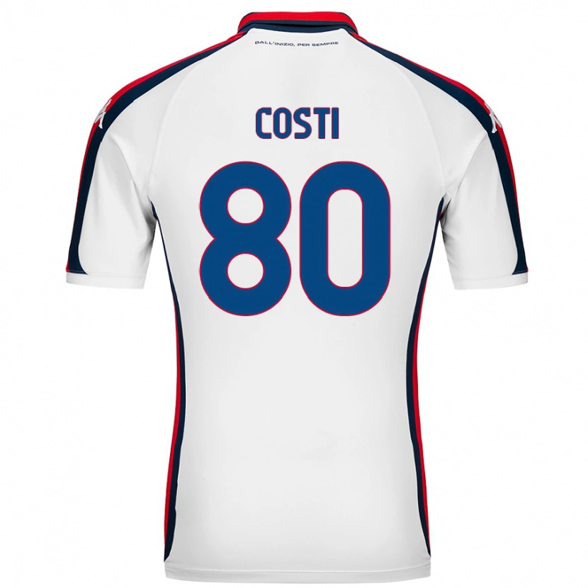 Danxen Hombre Camiseta Fabiana Costi #80 Blanco 2ª Equipación 2024/25 La Camisa México