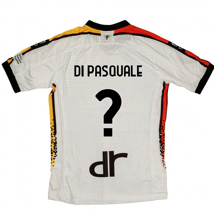 Danxen Hombre Camiseta Alessandro Di Pasquale #0 Blanco Negro 2ª Equipación 2024/25 La Camisa México
