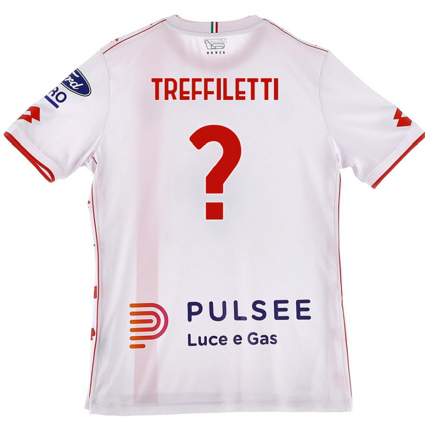 Danxen Hombre Camiseta Danilo Treffiletti #0 Blanco Rojo 2ª Equipación 2024/25 La Camisa México