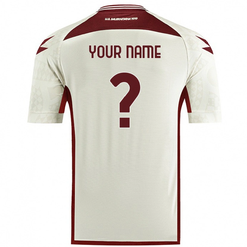 Danxen Hombre Camiseta Su Nombre #0 Color Crema 2ª Equipación 2024/25 La Camisa México