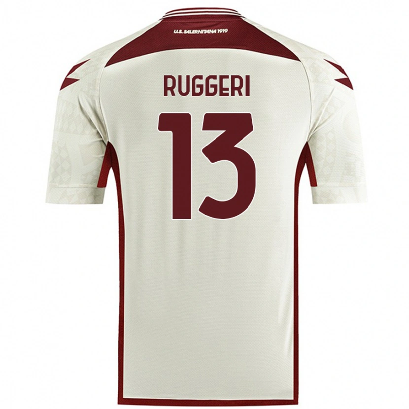 Danxen Hombre Camiseta Fabio Ruggeri #13 Color Crema 2ª Equipación 2024/25 La Camisa México