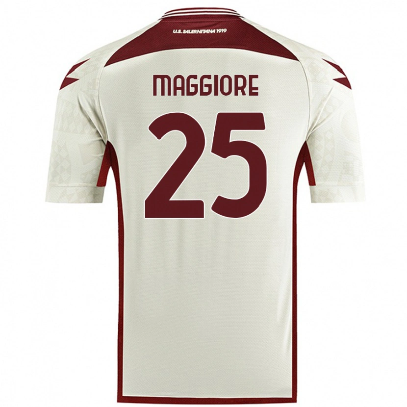 Danxen Hombre Camiseta Giulio Maggiore #25 Color Crema 2ª Equipación 2024/25 La Camisa México