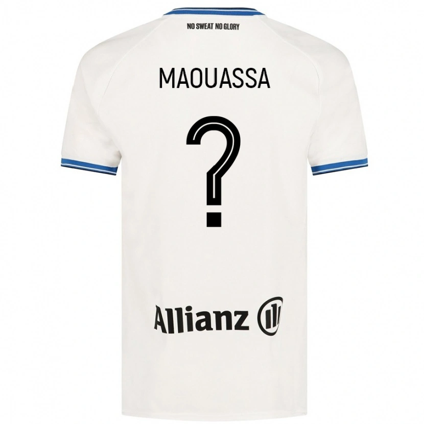 Danxen Hombre Camiseta Faitout Maouassa #0 Blanco 2ª Equipación 2024/25 La Camisa México