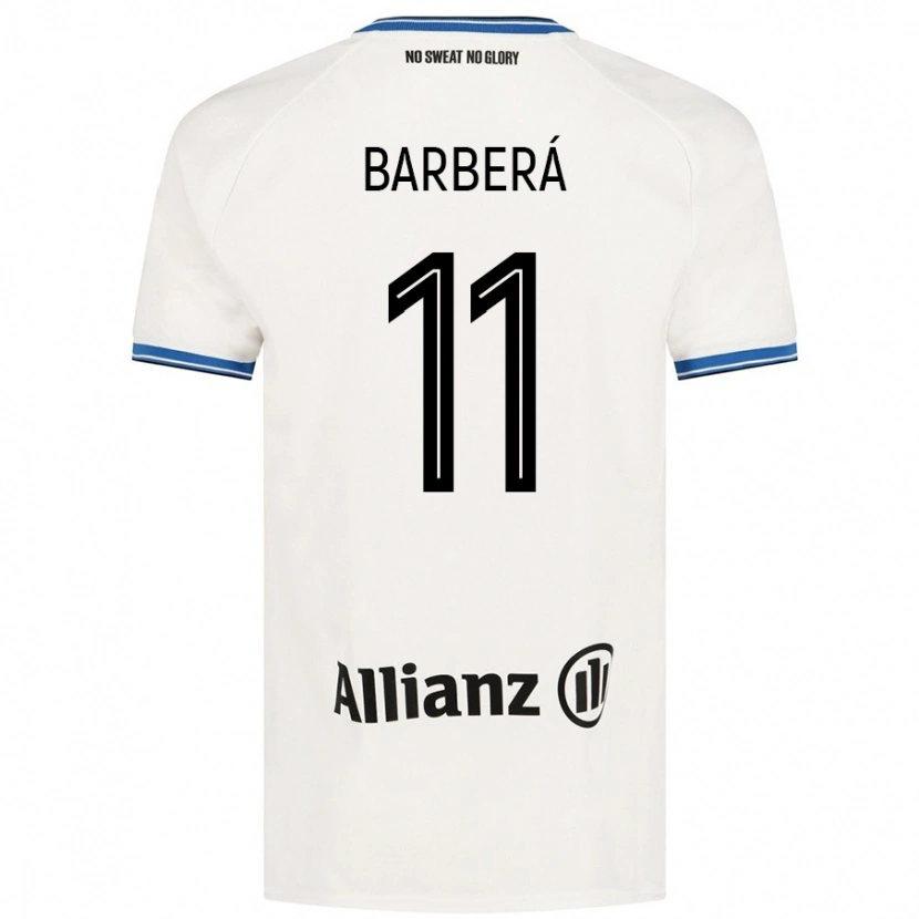 Danxen Hombre Camiseta Víctor Barberá #11 Blanco 2ª Equipación 2024/25 La Camisa México