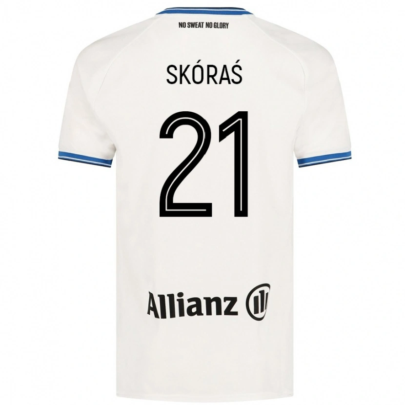 Danxen Hombre Camiseta Michal Skoras #21 Blanco 2ª Equipación 2024/25 La Camisa México