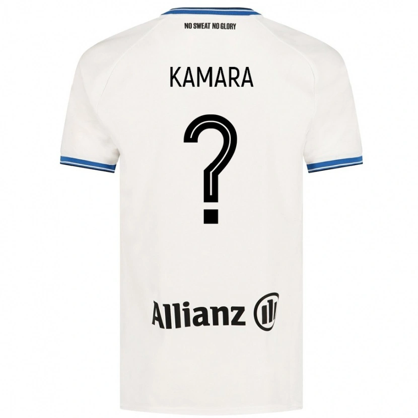 Danxen Hombre Camiseta Al-Hassan Kamara #0 Blanco 2ª Equipación 2024/25 La Camisa México