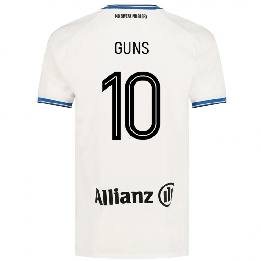 Danxen Hombre Camiseta Celien Guns #10 Blanco 2ª Equipación 2024/25 La Camisa México