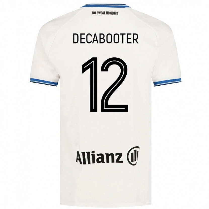 Danxen Hombre Camiseta Marith Decabooter #12 Blanco 2ª Equipación 2024/25 La Camisa México