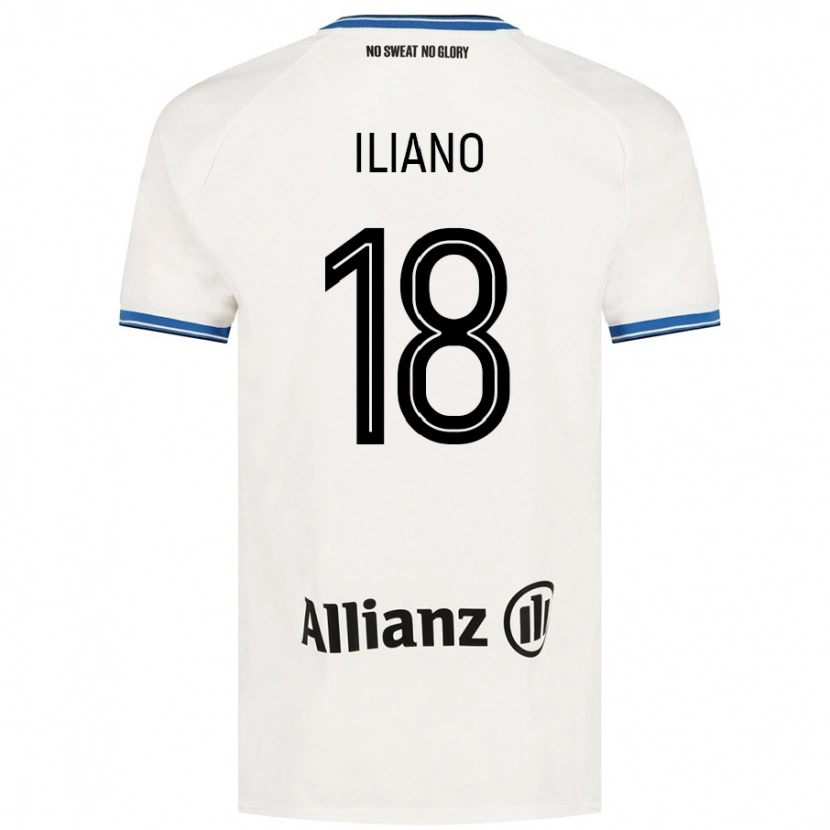 Danxen Hombre Camiseta Isabelle Iliano #18 Blanco 2ª Equipación 2024/25 La Camisa México