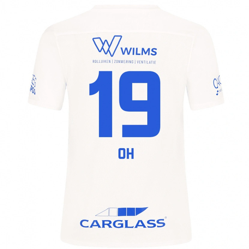 Danxen Hombre Camiseta Hyeon-Gyu Oh #19 Blanco 2ª Equipación 2024/25 La Camisa México