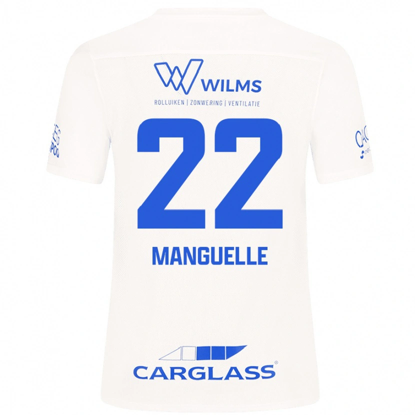 Danxen Hombre Camiseta Brad Manguelle #22 Blanco 2ª Equipación 2024/25 La Camisa México