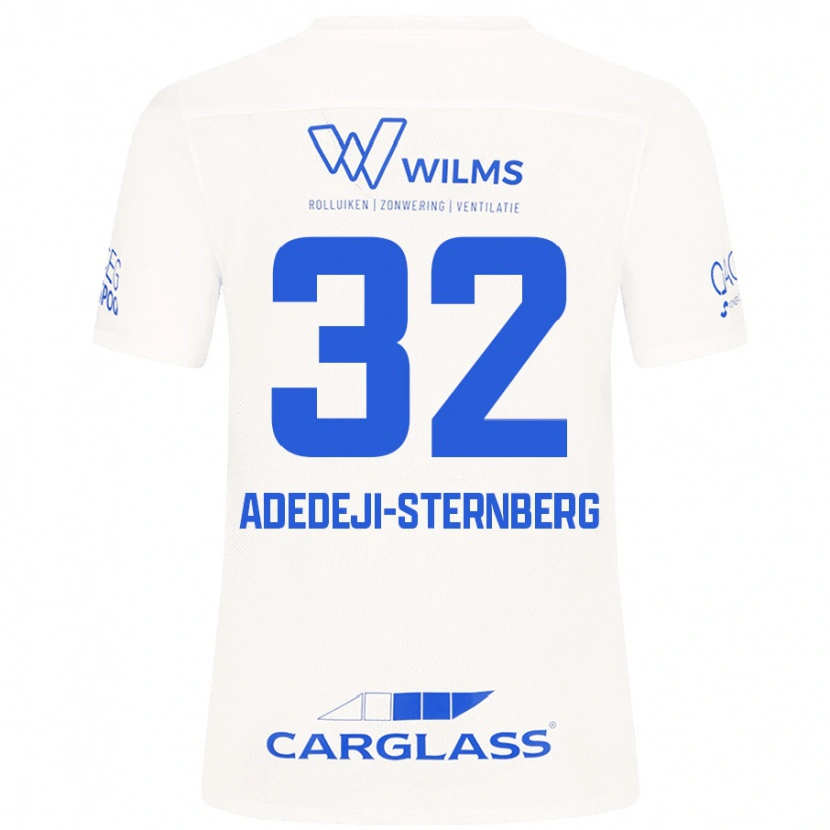 Danxen Hombre Camiseta Noah Adedeji-Sternberg #32 Blanco 2ª Equipación 2024/25 La Camisa México