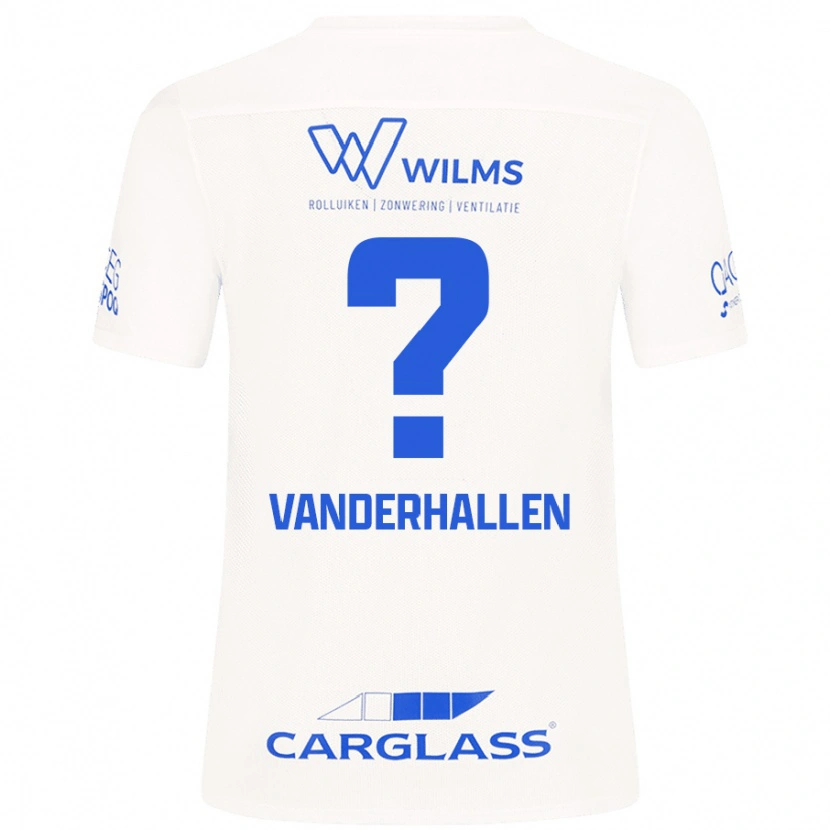 Danxen Hombre Camiseta Yari Vanderhallen #0 Blanco 2ª Equipación 2024/25 La Camisa México