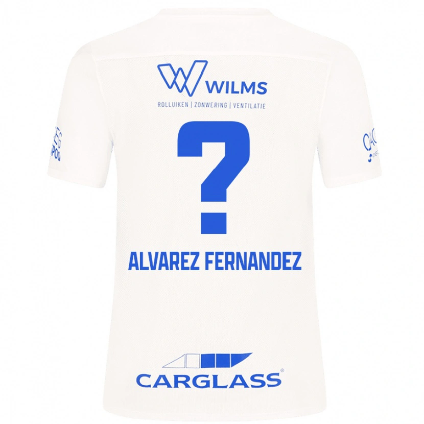 Danxen Hombre Camiseta Loïc Alvarez Fernandez #0 Blanco 2ª Equipación 2024/25 La Camisa México