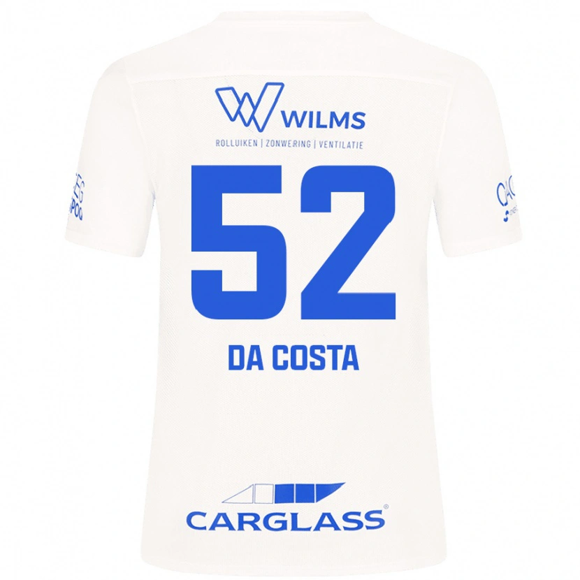 Danxen Hombre Camiseta Wilson Da Costa #52 Blanco 2ª Equipación 2024/25 La Camisa México