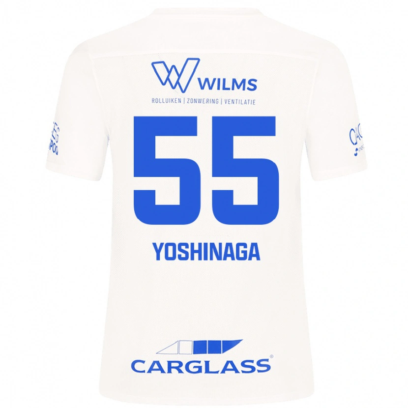 Danxen Hombre Camiseta Yumeki Yoshinaga #55 Blanco 2ª Equipación 2024/25 La Camisa México