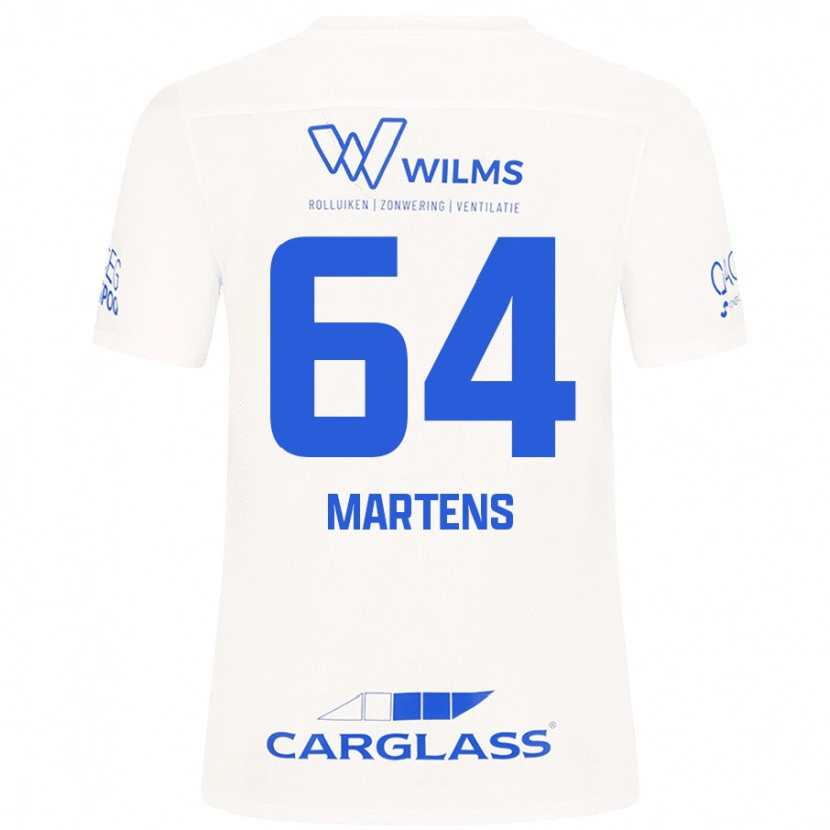 Danxen Hombre Camiseta Nolan Martens #64 Blanco 2ª Equipación 2024/25 La Camisa México