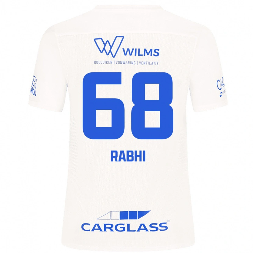 Danxen Hombre Camiseta Ayman Rabhi #68 Blanco 2ª Equipación 2024/25 La Camisa México