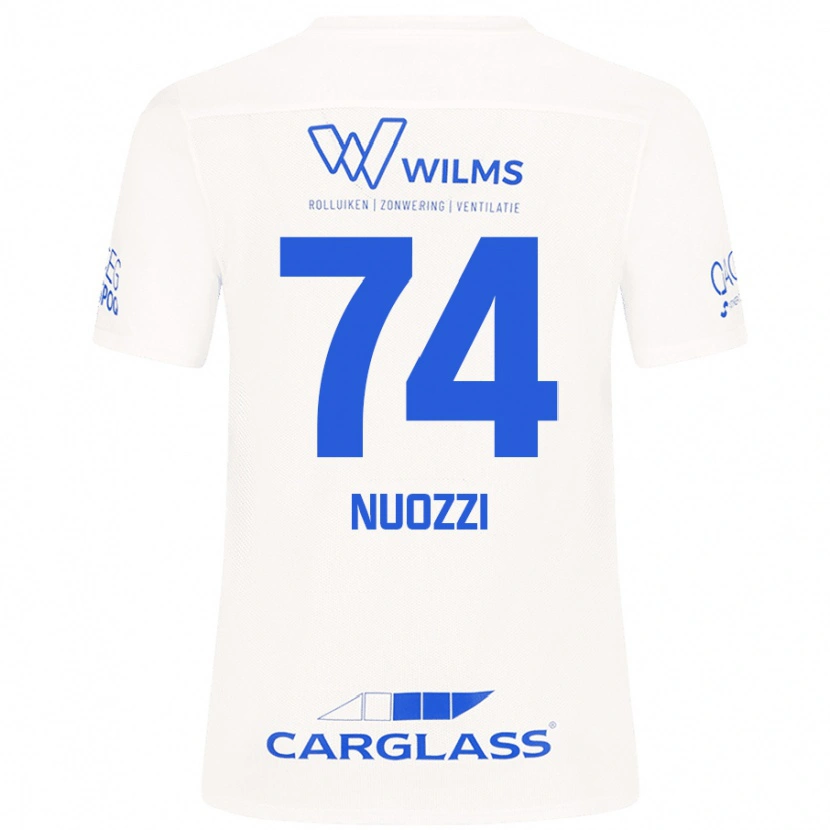 Danxen Hombre Camiseta Cédric Nuozzi #74 Blanco 2ª Equipación 2024/25 La Camisa México