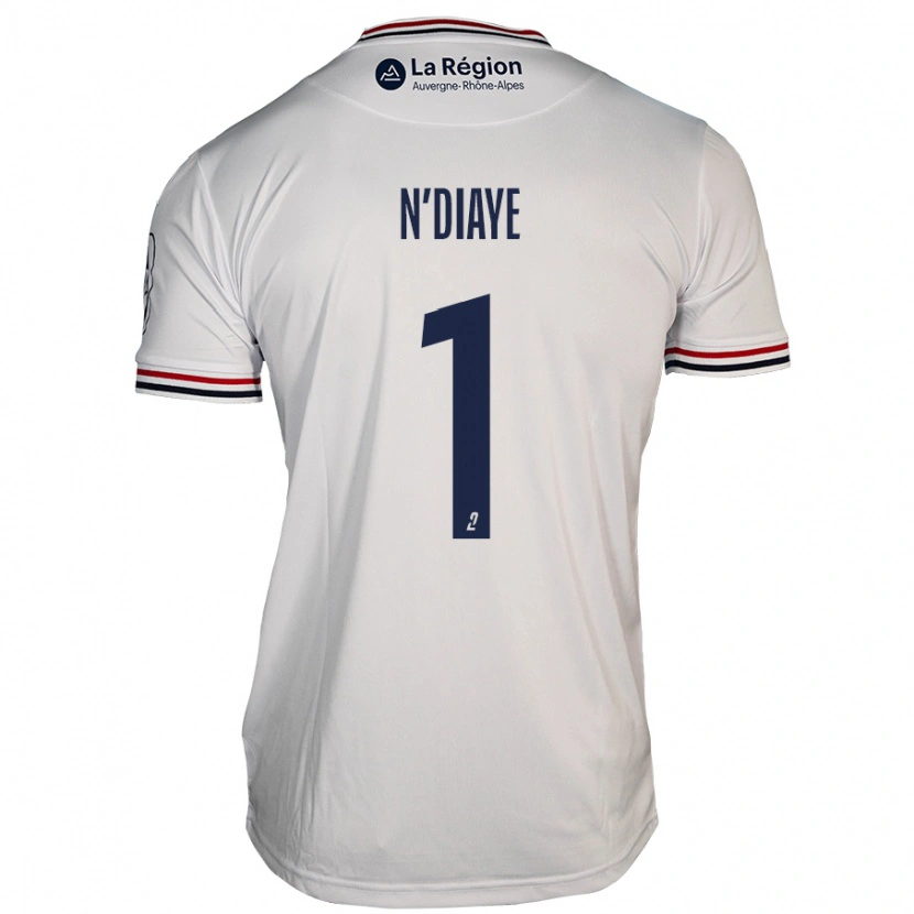 Danxen Hombre Camiseta Massamba N'diaye #1 Blanco 2ª Equipación 2024/25 La Camisa México