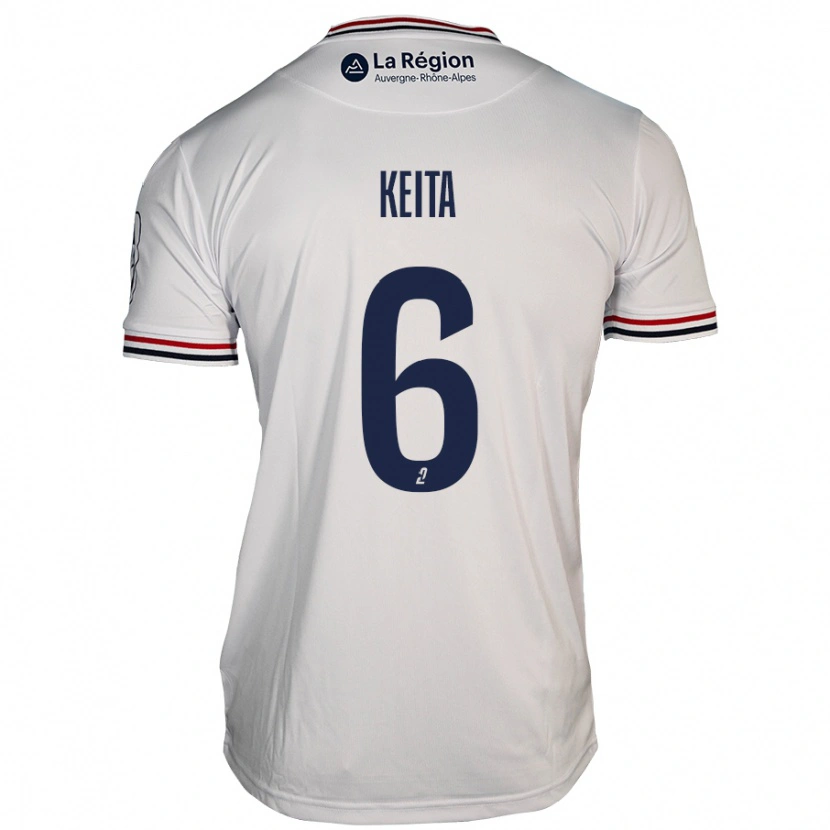 Danxen Hombre Camiseta Habib Keïta #6 Blanco 2ª Equipación 2024/25 La Camisa México