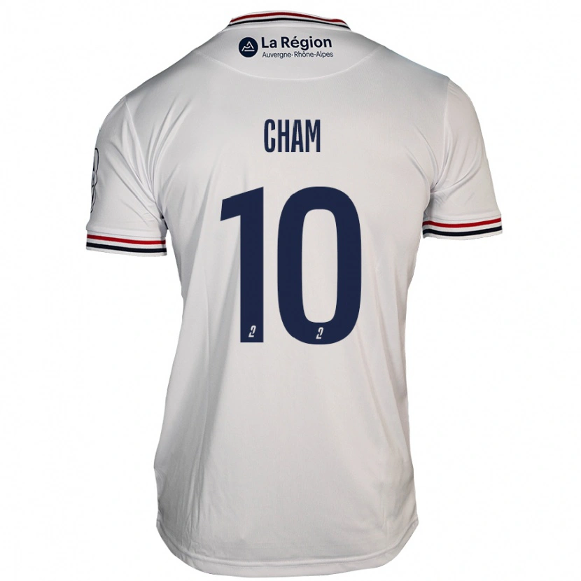 Danxen Hombre Camiseta Muhammed Cham #10 Blanco 2ª Equipación 2024/25 La Camisa México