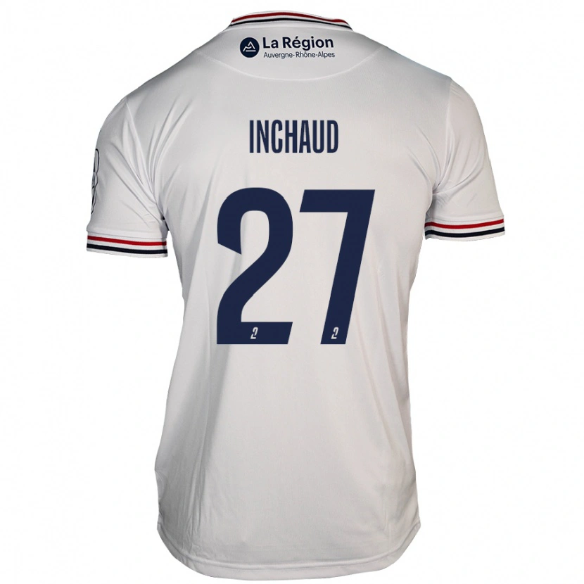 Danxen Hombre Camiseta Marks Inchaud #27 Blanco 2ª Equipación 2024/25 La Camisa México