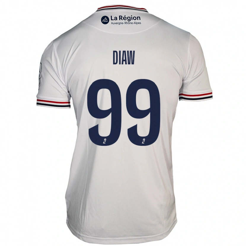 Danxen Hombre Camiseta Mory Diaw #99 Blanco 2ª Equipación 2024/25 La Camisa México